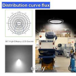 10 Pack 200W UFO High Bay LED Lights for Industrial Commercial Factory Warehouse