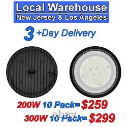 10 Pack 200W UFO LED High Bay Light Shop Industrial Commercial Factory Warehouse