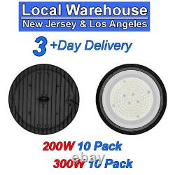 10 Pack 300W UFO LED High Bay Light Commercial Industrial Factory Warehouse Shop