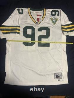 100% Authentic 1993 Reggie White Green Bay Packers Mitchell Ness Jersey 56 NWT