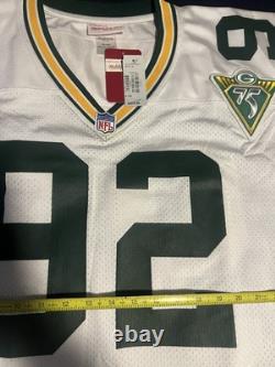 100% Authentic 1993 Reggie White Green Bay Packers Mitchell Ness Jersey 56 NWT