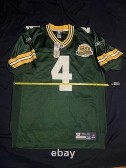 100% Authentic 2007 Brett Favre Green Bay Packers Reebok Jersey Authentic 48 NWT