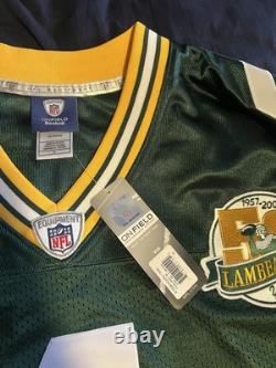 100% Authentic 2007 Brett Favre Green Bay Packers Reebok Jersey Authentic 52 NWT