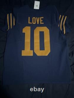 100% Authentic Green Bay Packers Jordan Love Vapor FUSE Elite Jersey 44 L ACME
