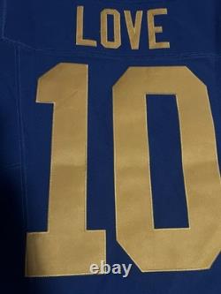100% Authentic Green Bay Packers Jordan Love Vapor FUSE Elite Jersey 44 L ACME