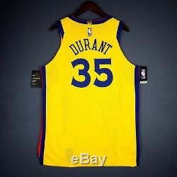 100% Authentic Kevin Durant Nike Warriors The Bay Jersey Size 48 L Large Mens