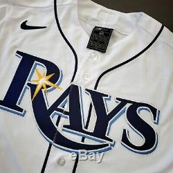 100% Authentic Kevin Kiermaier Nike Tampa Bay Rays Player Jersey Size 40 M Mens