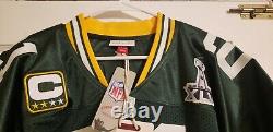 100% Authentic Mitchell & Ness 2010 Charles Woodson Packers Jersey Sz 48 XL