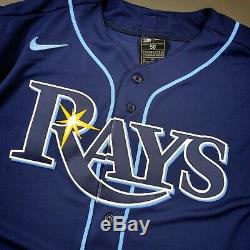 100% Authentic Nike Tampa Bay Rays Player Jersey Size 56 3XL Mens