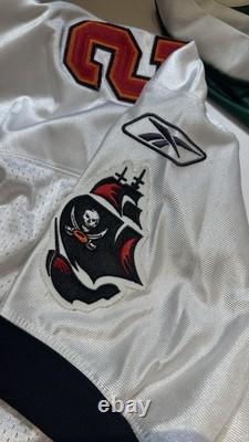 100% Authentic Reebok Cadillac Williams Tampa Bay Buccaneers NFL Jersey SZ 56