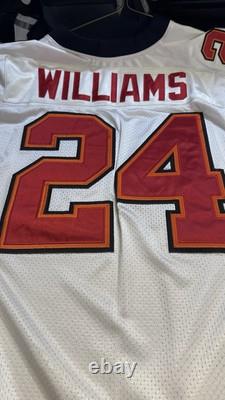 100% Authentic Reebok Cadillac Williams Tampa Bay Buccaneers NFL Jersey SZ 56