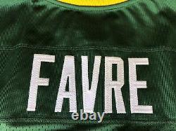 100% Reebok Authentic Pro Cut Sleeves Jersey Green Bay Packers Brett Favre SZ 46
