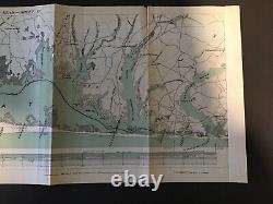 1908 4 maps charts inland waterway New Jersey shorel Cape May to Bay Head