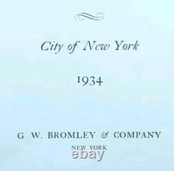 1934 KIPS BAY MANHATTAN NEW YORK CITY Map 3rd Av-East River E26th-E32nd Street