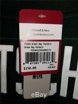 1966 Green Bay Packers #66 Ray Nitchke Size 4XL-5XL Mitchell Ness Jersey $150