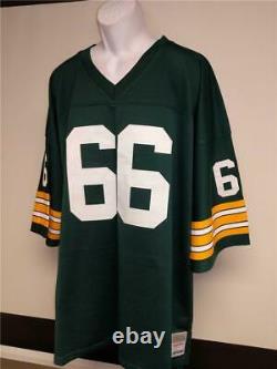 1966 Green Bay Packers #66 Ray Nitschke Size S-M-5XL Mitchell Ness Jersey $150