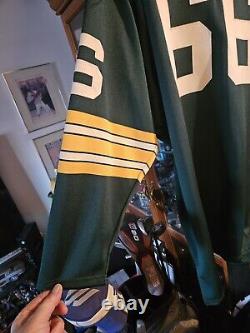 1966 Ray Nitschke Green Bay Packers Authentic Mitchell Ness Jersey 54 NM Throwbk
