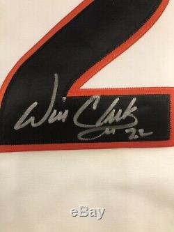 1989 Battle Of The Bay SF Giants Will Clark Jersey Auto