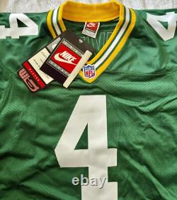 1990's Authentic Brett Favre #4 Green Bay Packers jeresy Nike M 44 New with tags