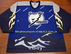 Tampa Bay Lightning late 90s alternate Storm jersey - 3rd jersey NWT
