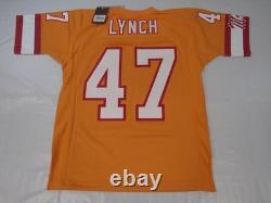 1993 John Lynch #47 Tampa Bay Buccaneers Mens Mitchell & Ness Legacy Jersey $160