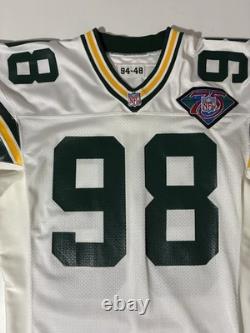 1994 Gabe Wilkins Green Bay Packers Team Player Issued Starter Jersey 75th Anniv