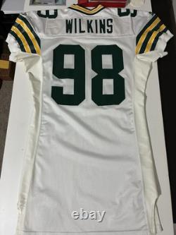 1994 Gabe Wilkins Green Bay Packers Team Player Issued Starter Jersey 75th Anniv