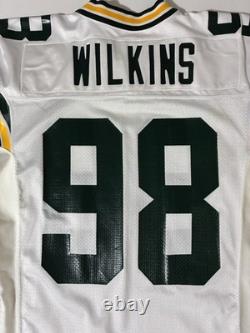 1994 Gabe Wilkins Green Bay Packers Team Player Issued Starter Jersey 75th Anniv