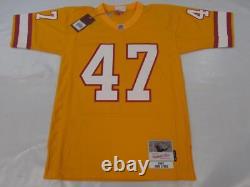 1995 John Lynch #47 Tampa Bay Buccaneers Mens Mitchell & Ness Legacy Jersey $160