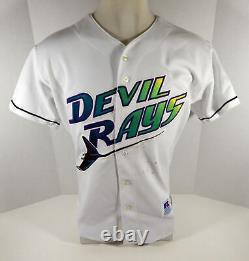 1998 Tampa Bay Devil Rays Wade Boggs #12 Authentic White Jersey Patch NWT 44 88
