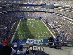 2 Regular Season Tickets New York Giants Vs. Green Bay Packers With Parking
