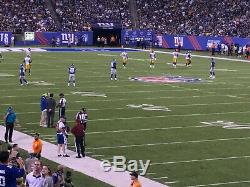 2 Tickets New York GIANTS vs. Green Bay Packers 12/01 100PM Section 131