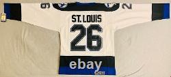 2001 Martin St. Louis Tampa Bay Lightning Home White Jersey