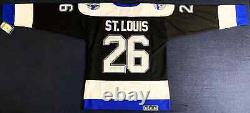 2001 Martin St. Louis Tampa Bay Lightning Road Black Jersey