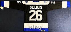 2001 Tampa Bay Lightning Martin St. Louis Black Jersey Size Men's Medium