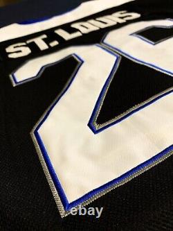 2001 Tampa Bay Lightning Martin St. Louis Black Jersey Size Men's Medium