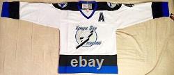 2001 Tampa Bay Lightning Vincent Lecavalier White Jersey Size Men's Large