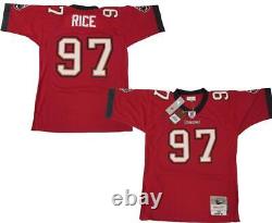 2002 Simeon Rice #97 Tampa Bay Buccaneers Mens Sizes Mitchell & Ness Jersey $150