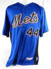 2011 New York Mets Jason Bay #44 Game Issued Pos Used Blue Jersey Bp 48 975