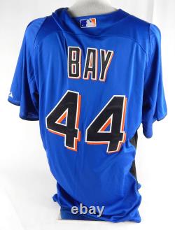 2011 New York Mets Jason Bay #44 Game Issued Pos Used Blue Jersey BP 48 975