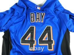 2011 New York Mets Jason Bay #44 Game Issued Pos Used Blue Jersey BP 48 975