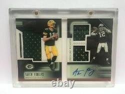 2018 Panini Playbook Aaron Rodgers Green Bay Packers Auto Jersey /25