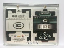 2018 Panini Playbook Aaron Rodgers Green Bay Packers Auto Jersey /25