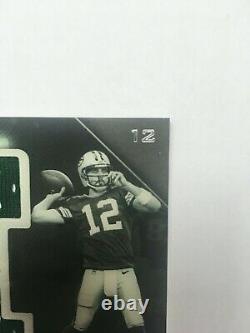 2018 Panini Playbook Aaron Rodgers Green Bay Packers Auto Jersey /25