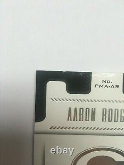 2018 Panini Playbook Aaron Rodgers Green Bay Packers Auto Jersey /25