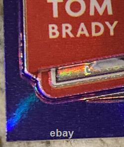 2020 Donruss Optic Tom Brady Purple Prizm 12/50 Jersey Number Tampa Bay Bucs