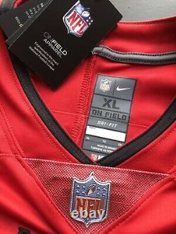 2020 Nike Tampa Bay Buccaneers Gronkowski #87 Red-Stitched-Game Jersey Large