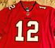 2020 Tampa Bay Buccaneers Tom Brady #12 Red Stitched Game Jersey 2xl