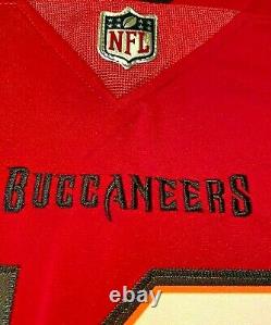 2020 Tampa Bay Buccaneers Tom Brady #12 Red Stitched Game Jersey 4XL