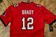 2020 Tampa Bay Buccaneers Tom Brady #12 Red Stitched Game Jersey Xl